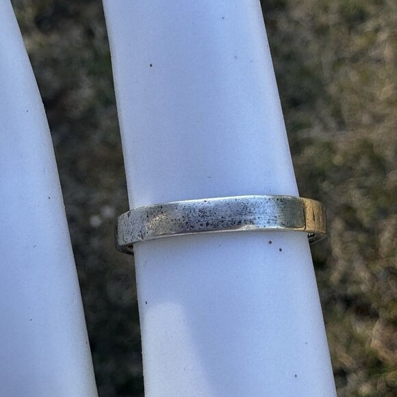 VTG Jay King DTR Sterling 925‎ Black Spinel Ring Size 7 Oval Shape 2.7g - Picture 5 of 11